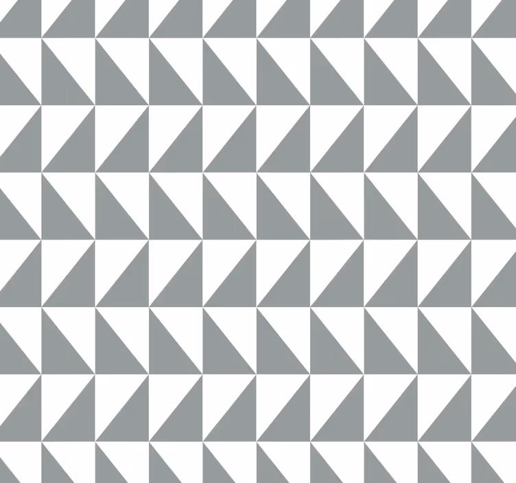 Tapeta do biura szary wzór geometryczny - TenStickers