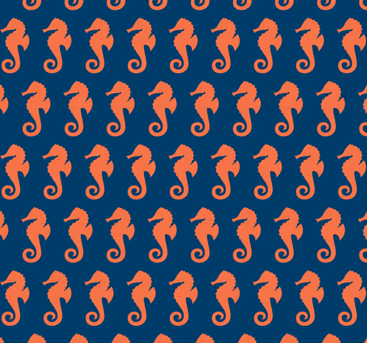 Tapety ze zwierzętami motyw konika morskiego - TenStickers