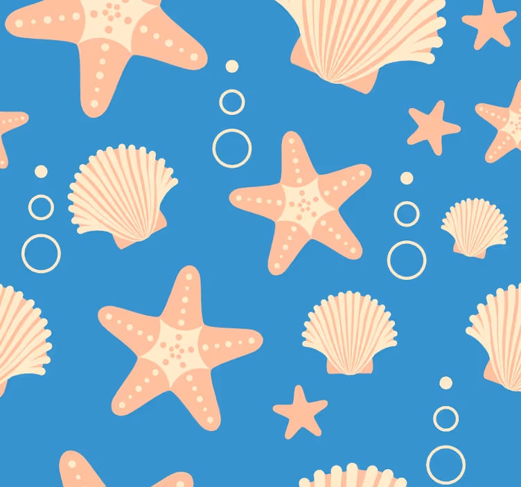 Tapeta natura motywy morskie - TenStickers
