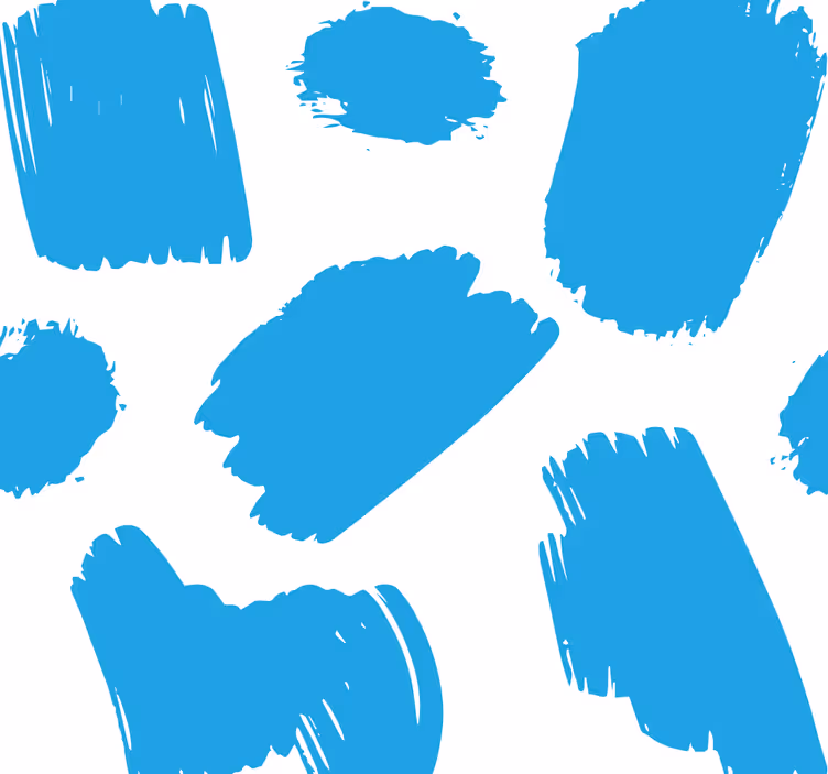 Tapeta abstrakcja pędzlem w abstrakcyjnym stylu - TenStickers
