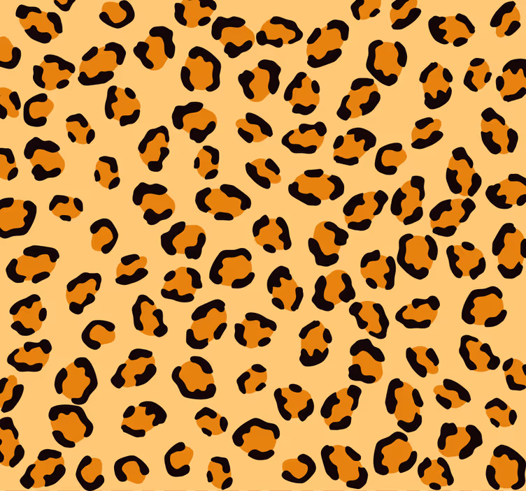 Tapeta leopard wzór w panterkę - TenStickers