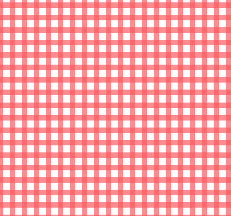 Tapeta do łazienki wanna w kratkę - TenStickers