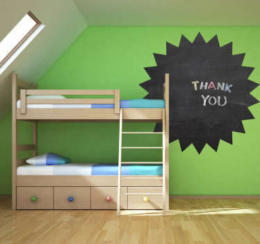 Naklejka tablica gwiazda wieloramienna