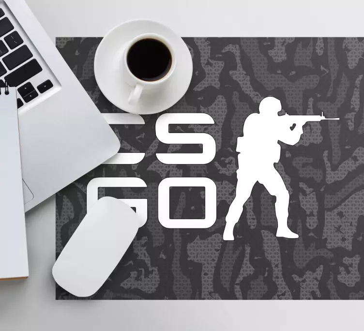 Podkładka pod mysz gamingowa Cs go game - TenStickers