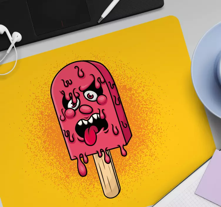 Oryginalna podkładka pod mysz zabawny topniejący smakołyk - TenStickers
