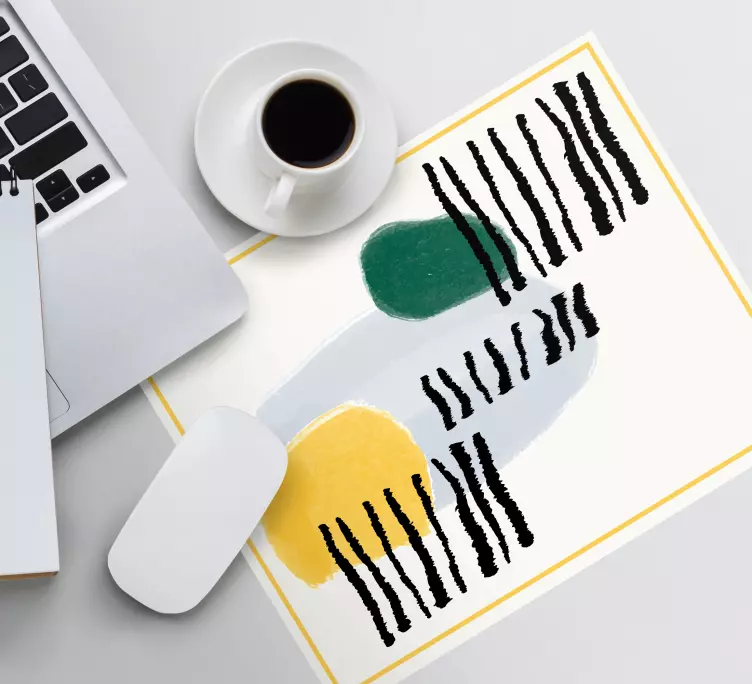 Podkładki pod mysz oryginalne Rinning abstrakcyjna sztuka - TenStickers