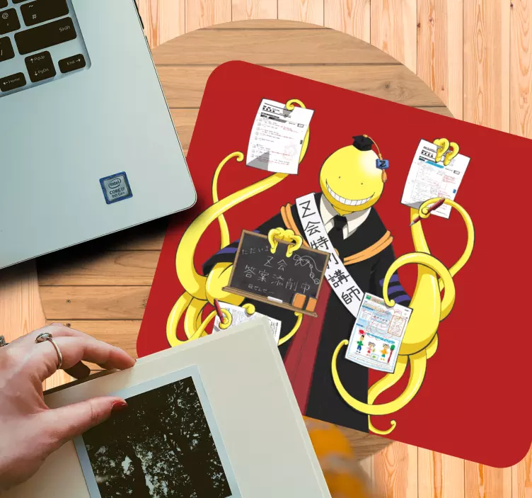 Podkładka pod mysz anime przyjazny ośmiornica - TenStickers