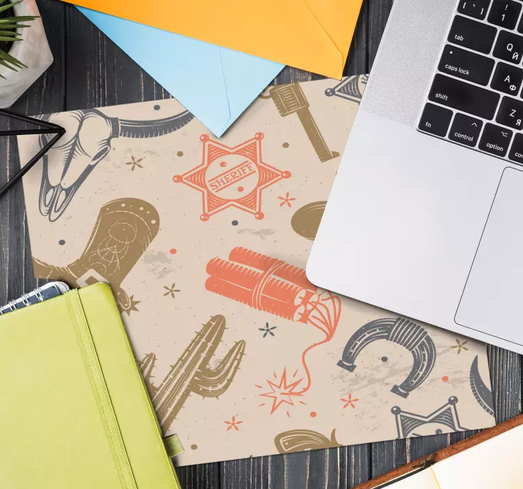 Podkładka pod myszkę Dziki Zachód - TenStickers