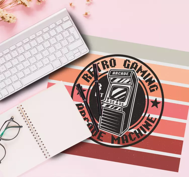 Podkładka pod mysz gamingowa maszyna retro arcade - TenStickers