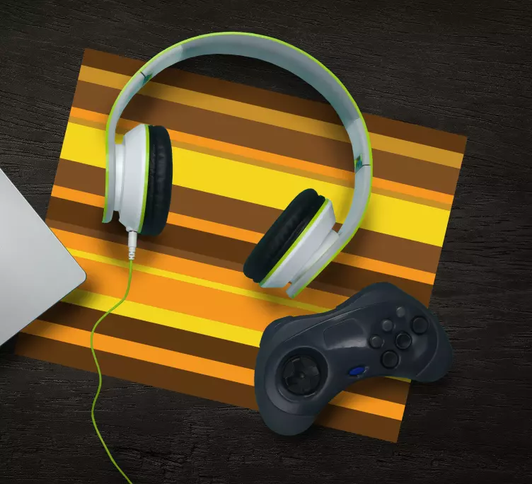 Podkładka pod mysz gamingowa odważny wzór w paski - TenStickers