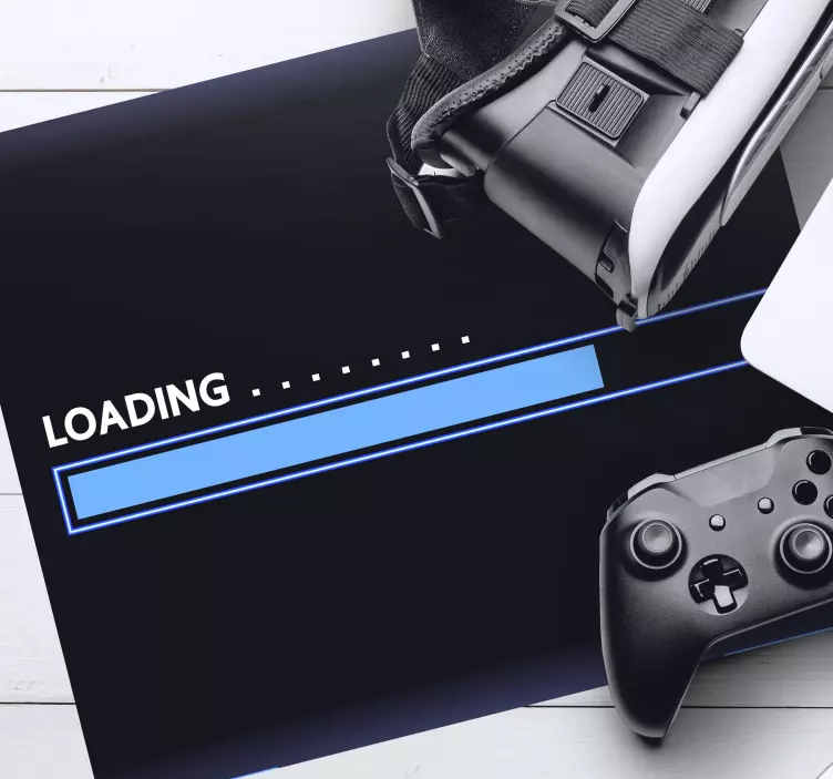 Podkładka pod mysz gamingowa pasek postępu ładowania - TenStickers