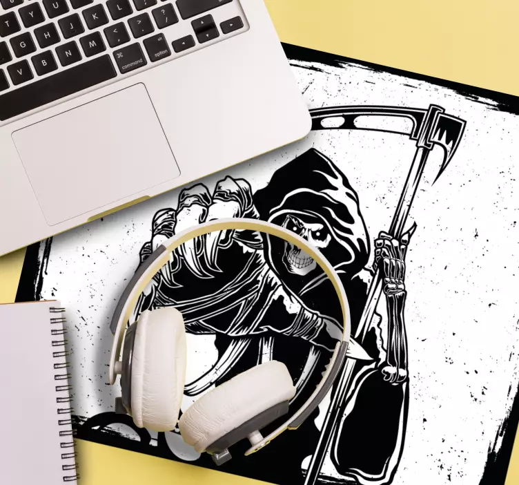 Podkładka pod mysz gamingowa postać grim reapera - TenStickers