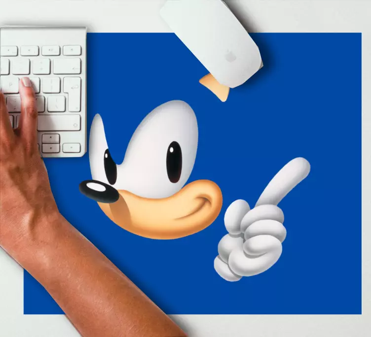 Podkładka pod mysz gamingowa radosna animowana postać - TenStickers