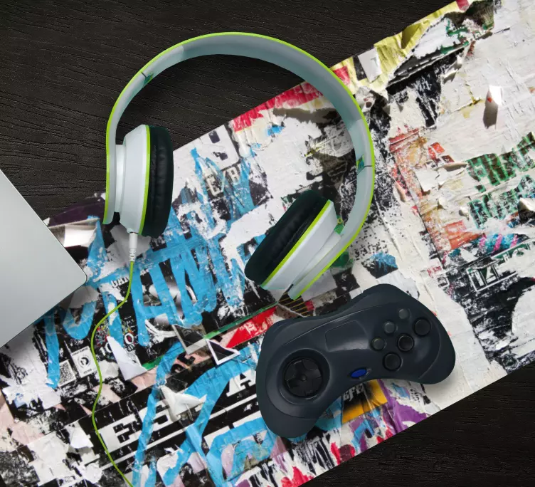 Podkładka pod mysz gamingowa styl uliczny - TenStickers