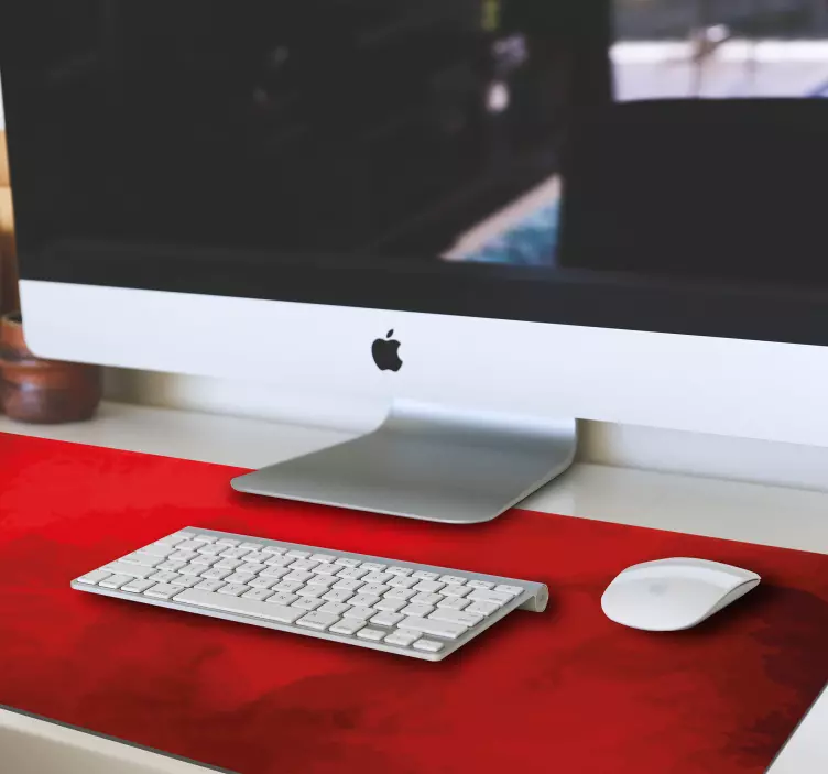 Oryginalne podkładki pod myszkę czerwone - TenStickers