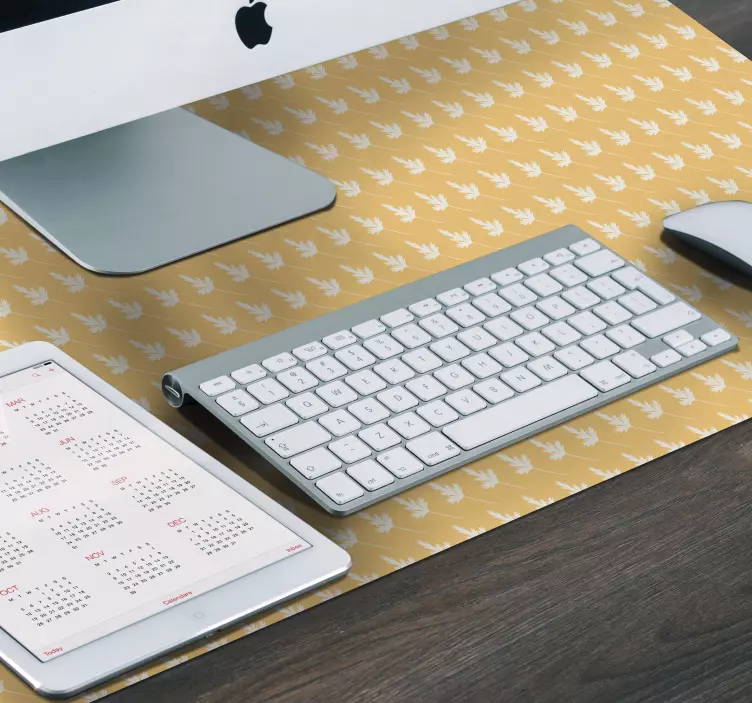 Podkładka pod mysz z motywem liści - TenStickers