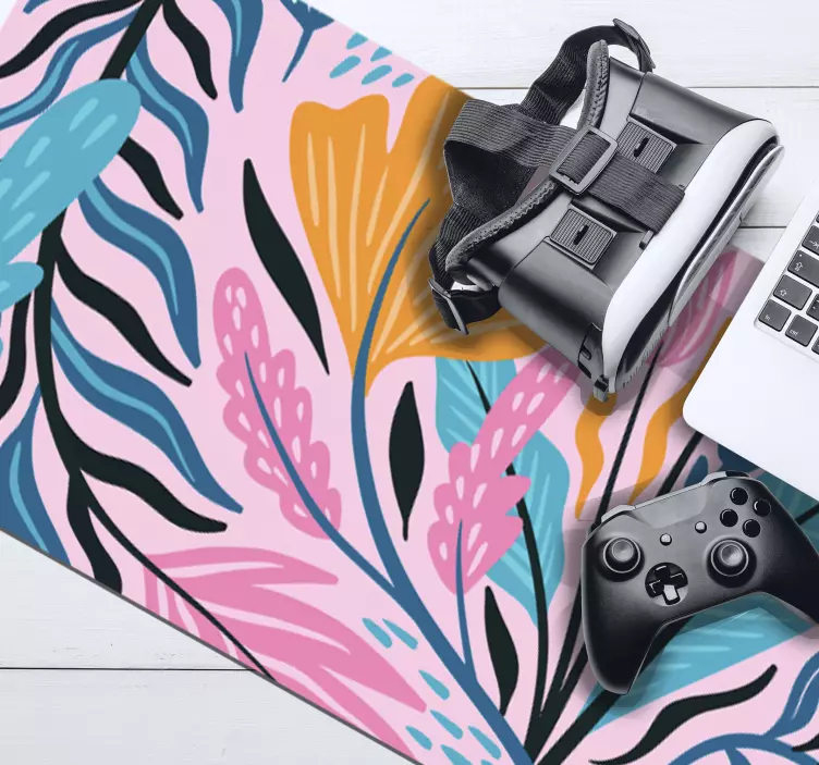 Podkładka pod myszkę wzory kwiatów - TenStickers