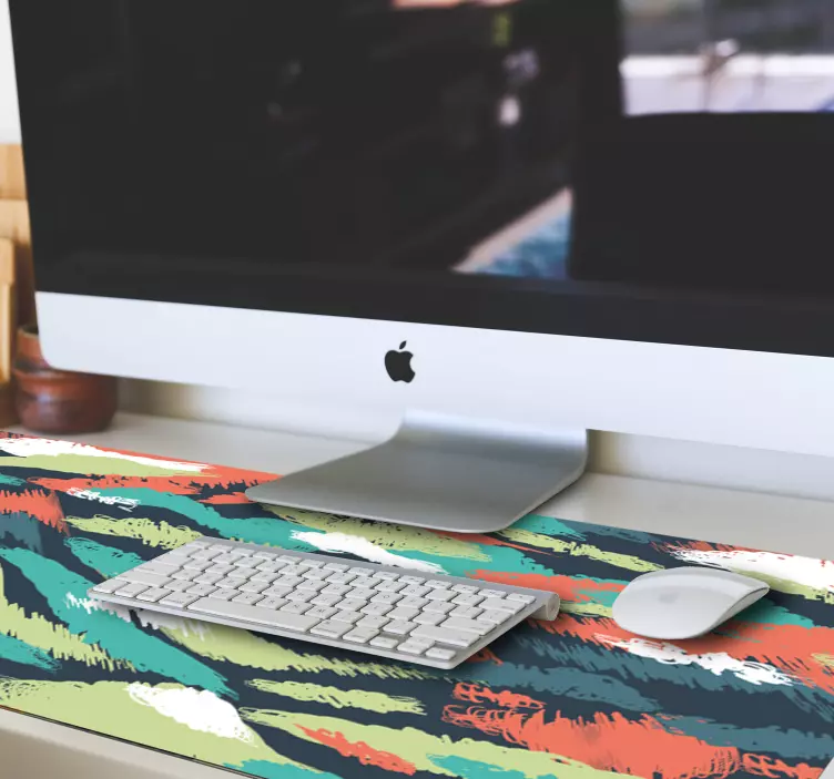 Podkładka pod myszkę wzory nordyckie fale - TenStickers