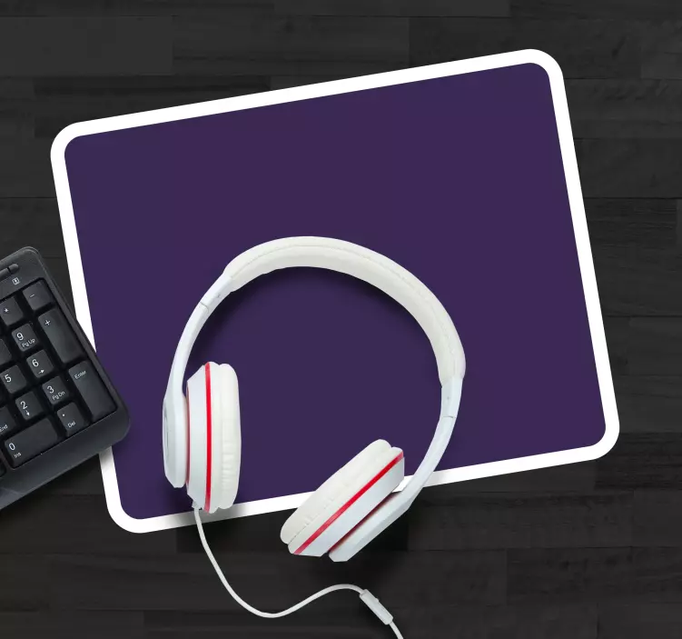 Podkładka pod mysz z wzorami słuchawki na powierzchni - TenStickers