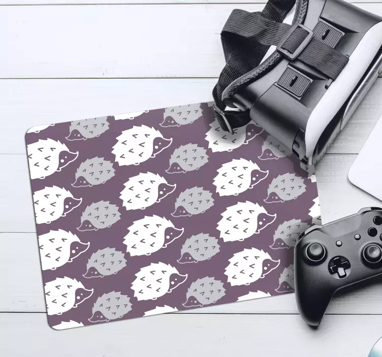 Podkładka pod mysz z wzorami uroczy motyw jeża - TenStickers