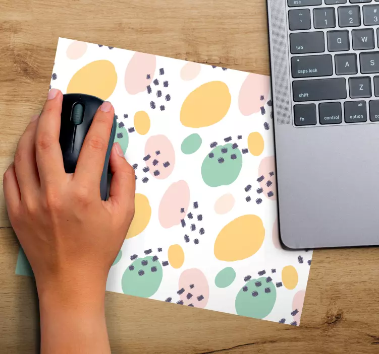 Podkładka pod mysz z wzorami w żywych formach abstrakcyjnych - TenStickers
