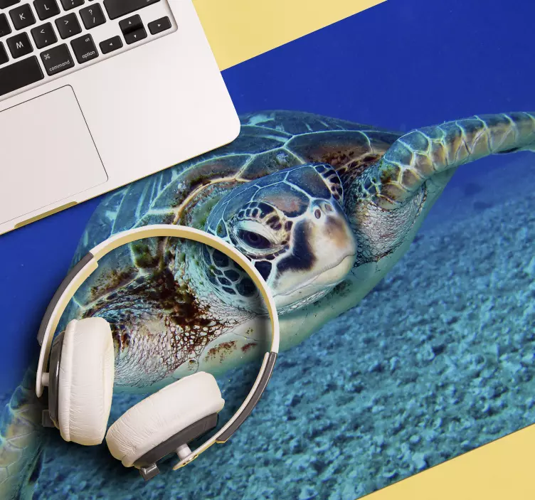 Podkładka pod mysz żółw hawksbill - TenStickers