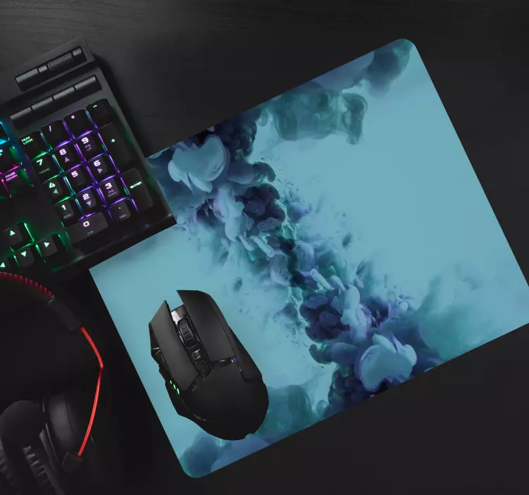 Podkładka pod mysz Abstrakcyjna niebieska lawa - TenStickers