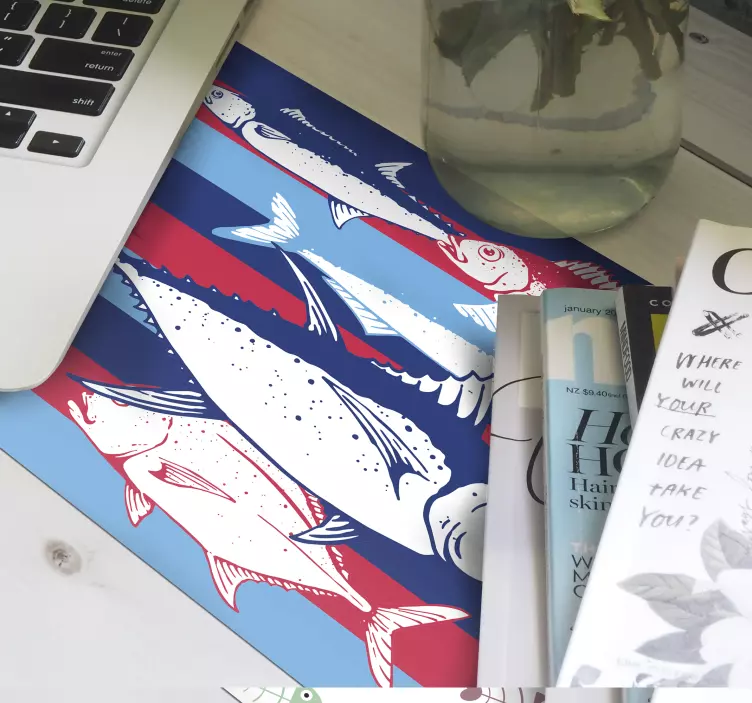 Podkładka pod mysz ryby grafiki - TenStickers