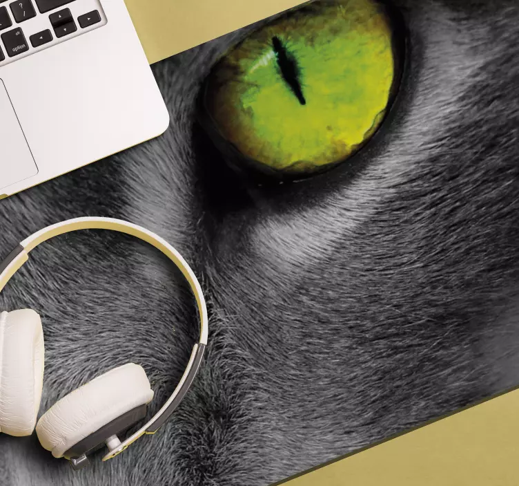 Podkładki pod myszkę oryginalne Zielone oko - TenStickers