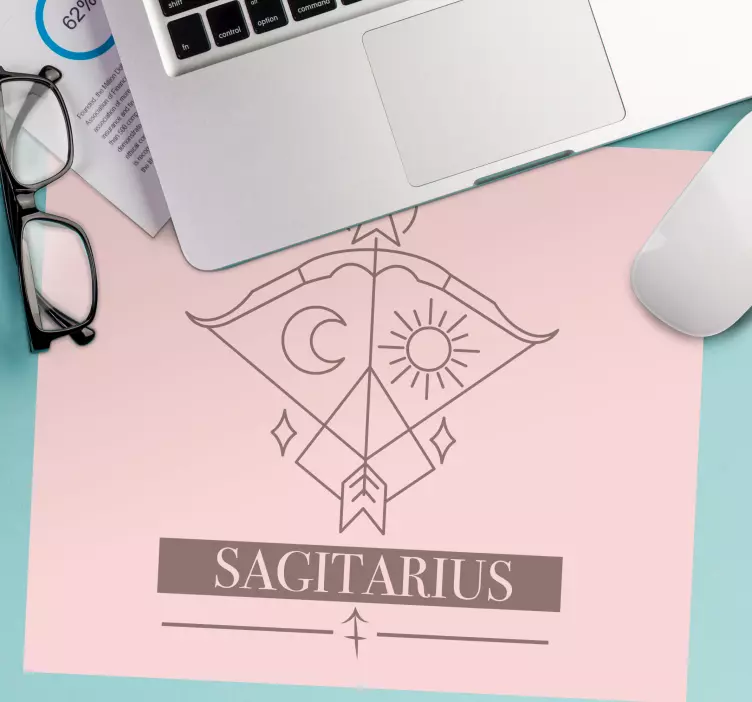 Podkładka pod mysz znak zodiaku strzelec - TenStickers