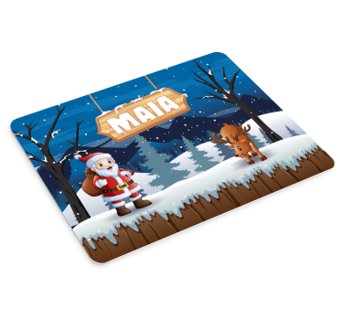 Podkładka pod mysz z imieniem mikołaj - TenStickers