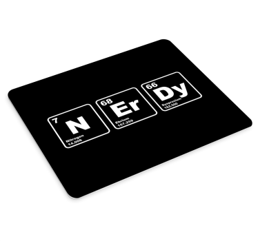 Podkładka pod mysz gamingowa z symbolami chemicznymi - TenStickers