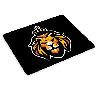 Podkładka pod mysz gamingowa emblemat lwa - TenStickers