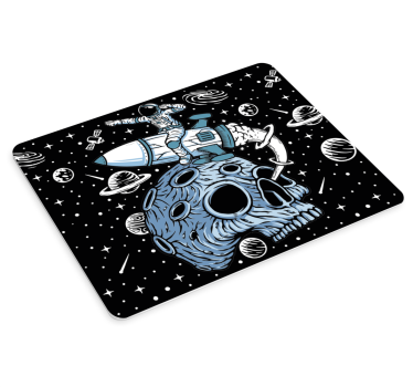 Podkładka pod mysz gamingowa astronauta na rakiecie - TenStickers