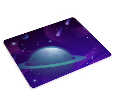 Podkładka pod mysz gamingowa eksploracja planet galaktyki - TenStickers