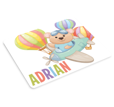Oryginalna podkładka pod mysz przygoda radosnego misia - TenStickers