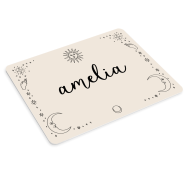 Podkładka pod mysz z imieniem personalizacja nieba - TenStickers
