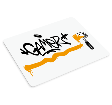 Podkładka pod mysz gamingowa graffiti dla gracza - TenStickers