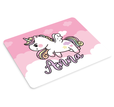 Podkładka pod mysz gamingowa urocza fantazja jednorożca - TenStickers