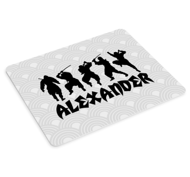 Podkładka pod mysz gamingowa cienie ninja - TenStickers