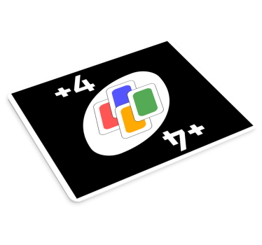 Podkładka pod mysz gamingowa zestaw kolorowych kart - TenStickers