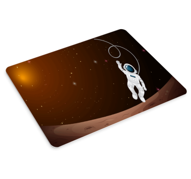 Podkładka pod mysz gamingowa astronauta w kosmosie - TenStickers