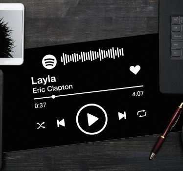 Podkładka pod myszkę z imieniem Spotify - TenStickers
