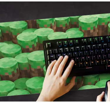 Gamingowa podkładka pod mysz Minecraft - TenStickers