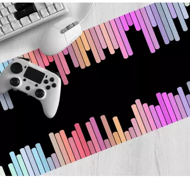 Gamingowa podkładka pod mysz Pionowe kolorowe paski - TenStickers