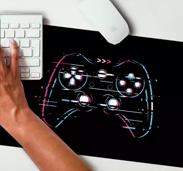 Gamingowa podkładka pod mysz Zepsuta grafika pada - TenStickers