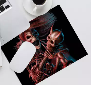 Podkładka pod mysz gamingowa duo kości szkieletu - TenStickers