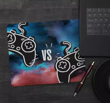 Podkładka pod mysz gamingowa kontrolery versus - TenStickers