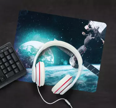 Podkładka pod mysz gamingowa scena eksploracji kosmosu - TenStickers