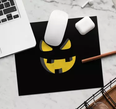 Podkładka pod mysz gamingowa straszna dynia - TenStickers